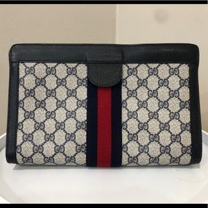 100% AUTHENTIC VINTAGE GUCCI POUCH/CLUTCH BAG